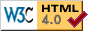 W3C valid HTML 4.0